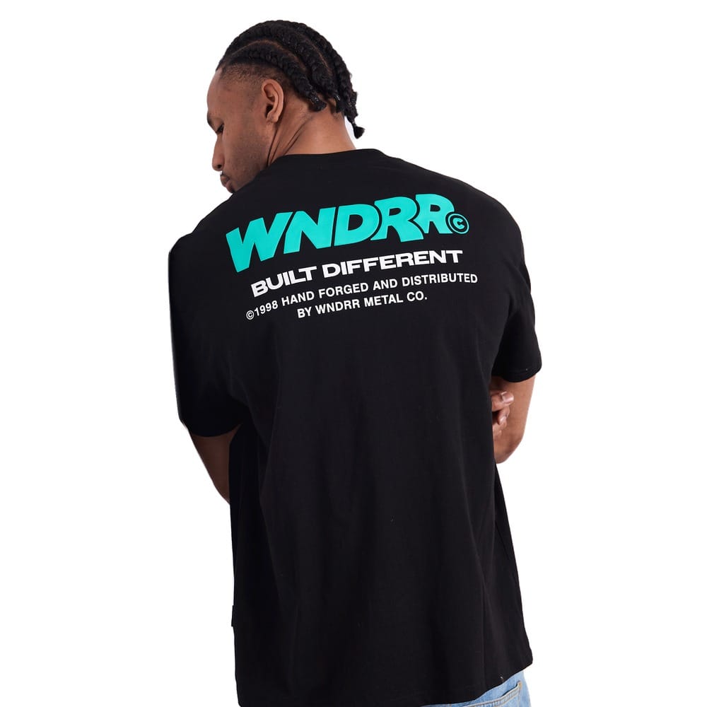 WNDRR Shodo BOX FIT Tee - Faded Black