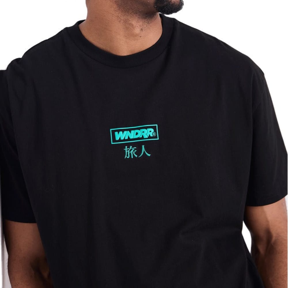 WNDRR Shodo BOX FIT Tee - Faded Black
