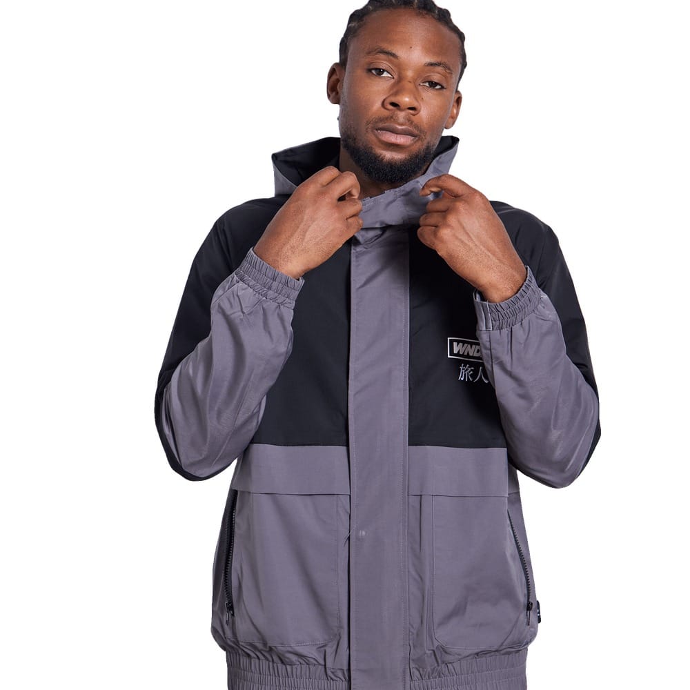 WNDRR Shodo Spray Jacket - Black / Grey
