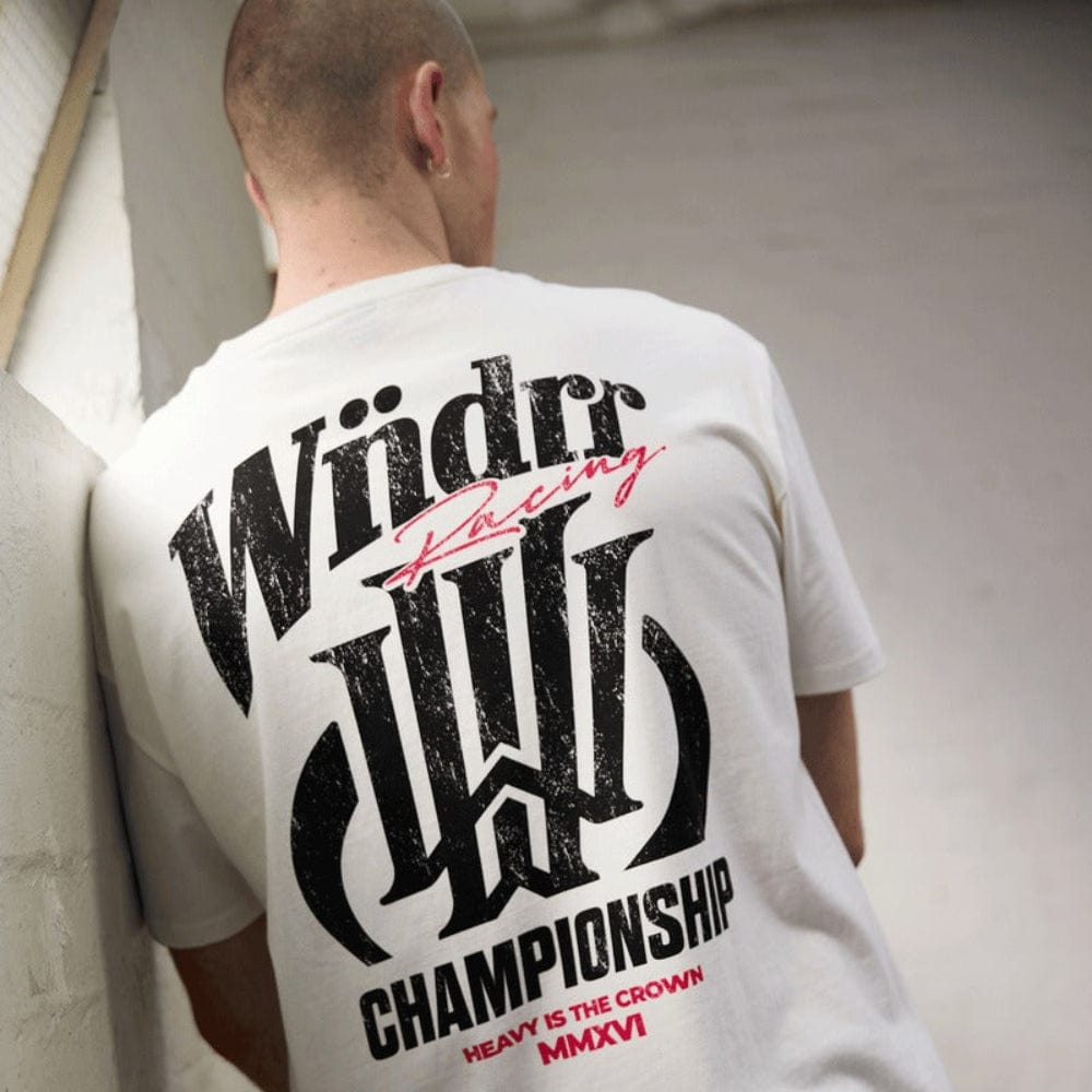 WNDRR Skyline Box Fit Tee - Off White