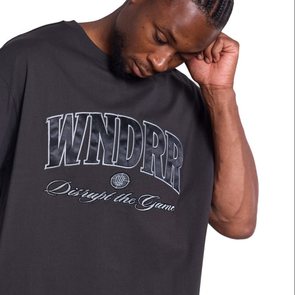 WNDRR Target Box Fit Tee - Faded Black