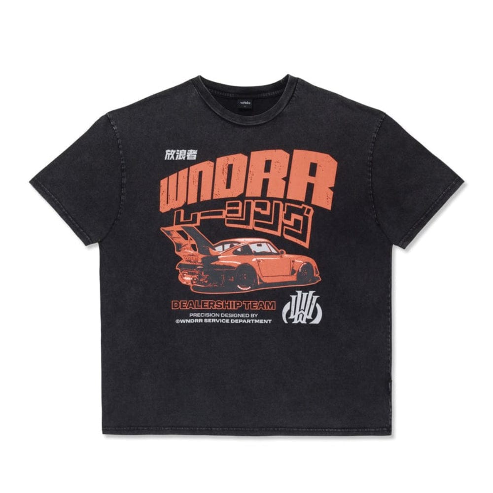 WNDRR Torque Box Fit Tee - Washed Black