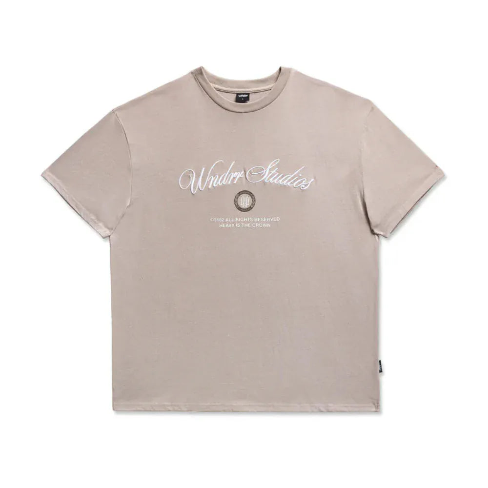 WNDRR Vita Nova Box Fit Tee - Moon Grey