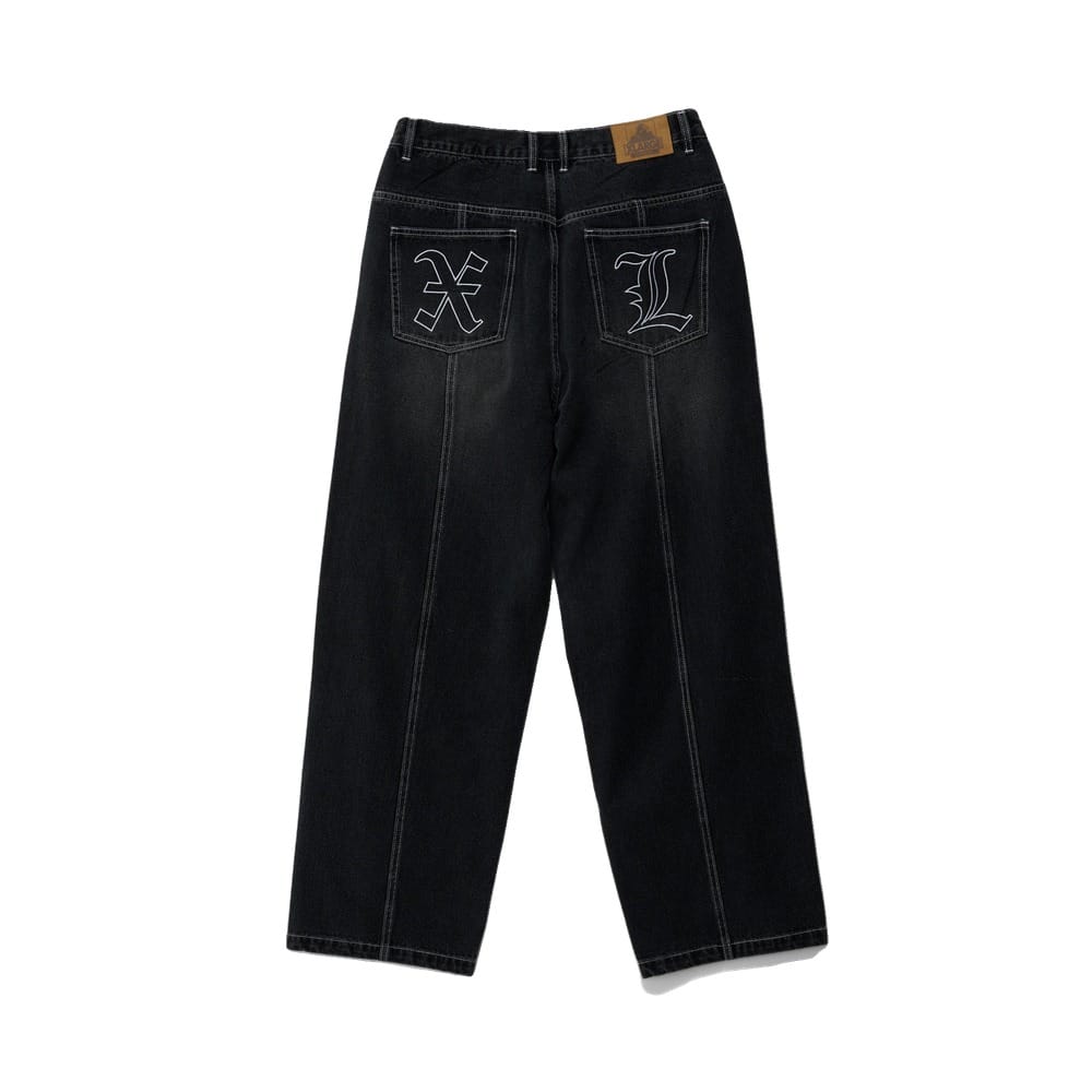 XLarge Old English Baggy Denm 91 Pant - Worn Black
