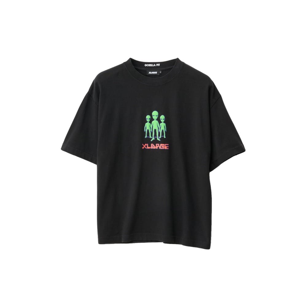 XLarge Alien Trio Gorilla Fit Tee - Pigment Black
