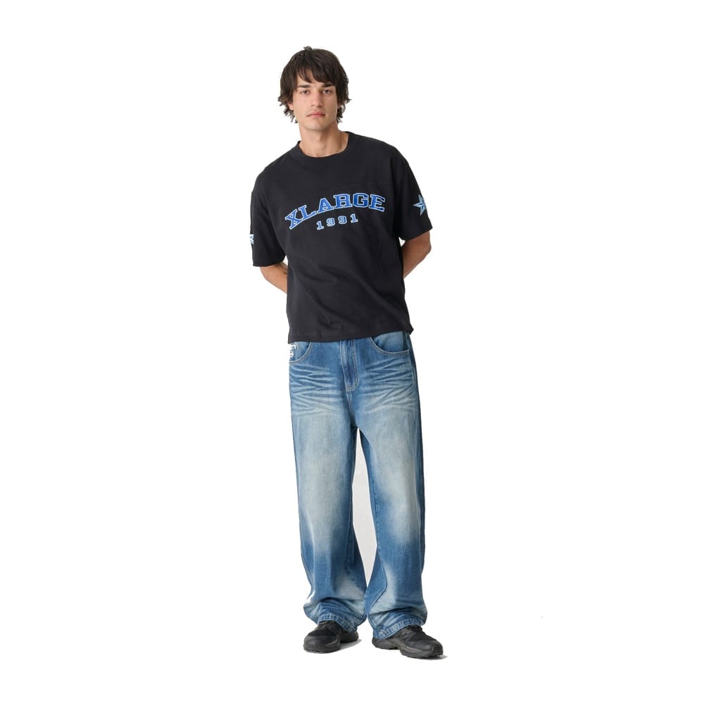 XLarge College Star Gorilla Fit Tee - Pigment Black