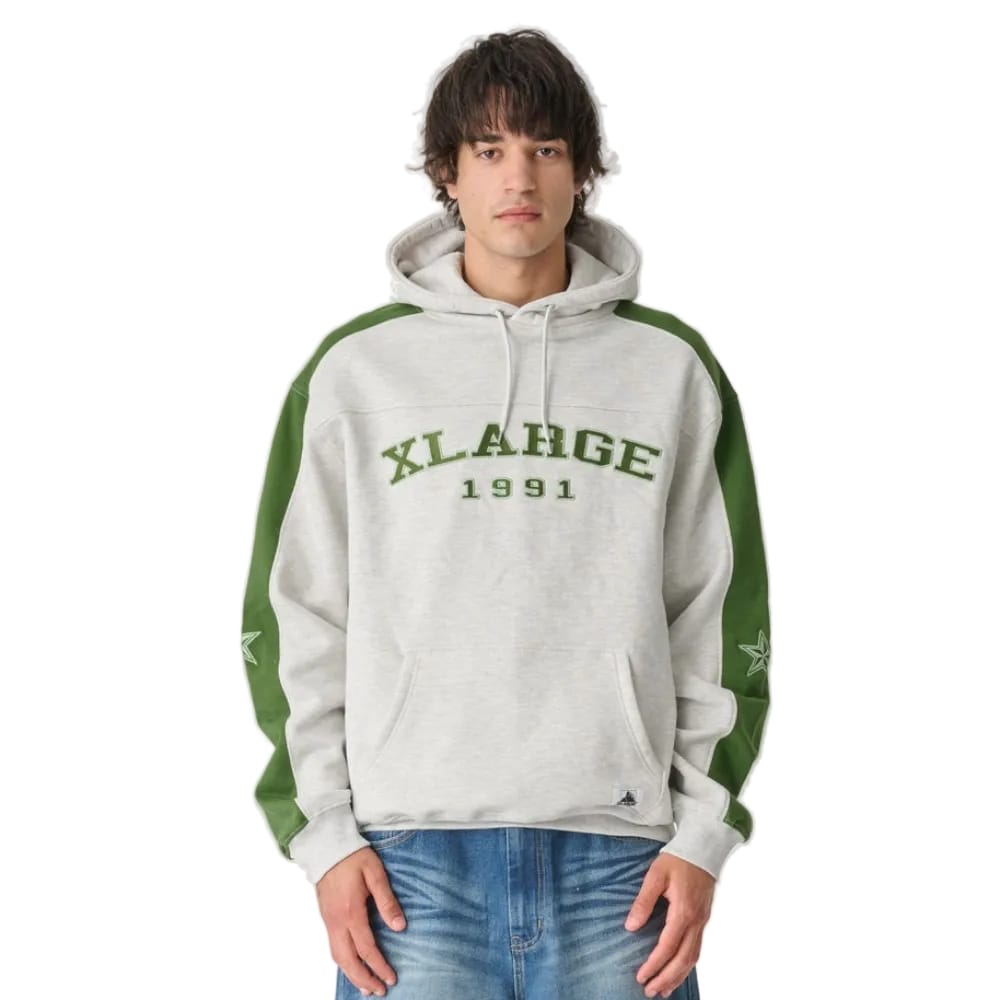 XLarge College Star Hoodie - Snow Marle