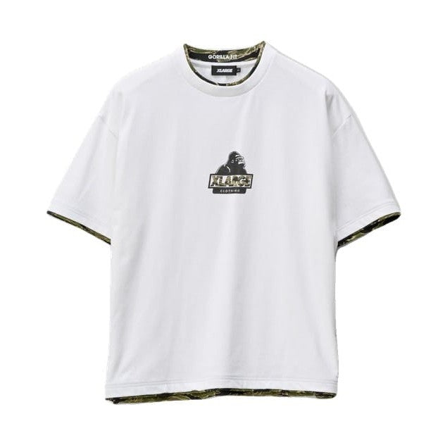 XLarge Double Layer Gorilla Tee - White