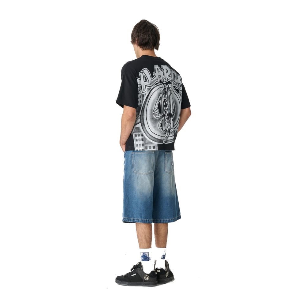 XLarge Peace City Gorilla Fit Tee - Black