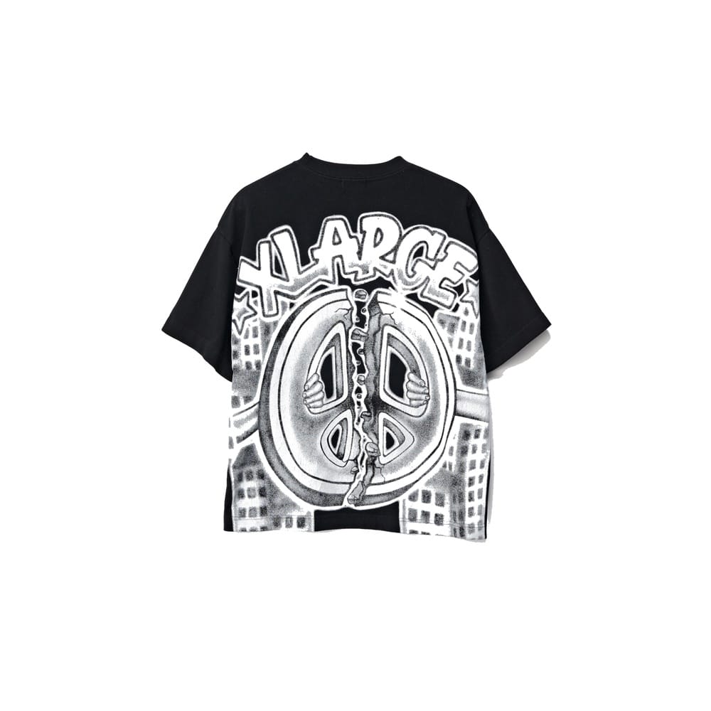 XLarge Peace City Gorilla Fit Tee - Black