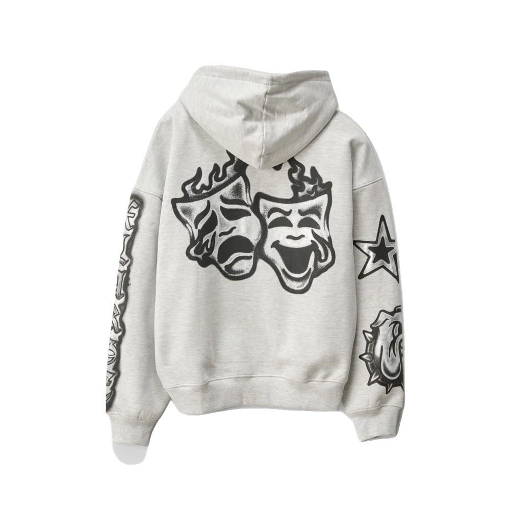 XLarge Peace Gorilla Fit Tee - Snow Marle