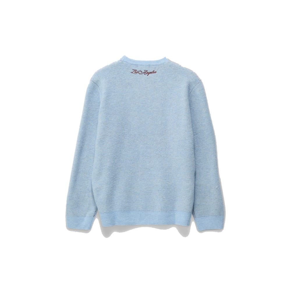 XLarge Script Knit Sweater - Dusty Ice