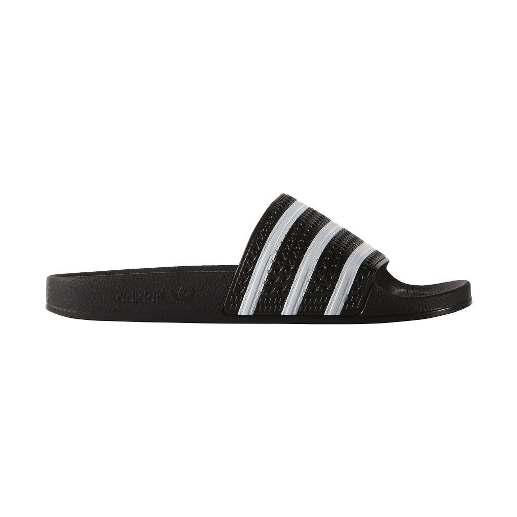 adidas Adilette Slides - Black / White
