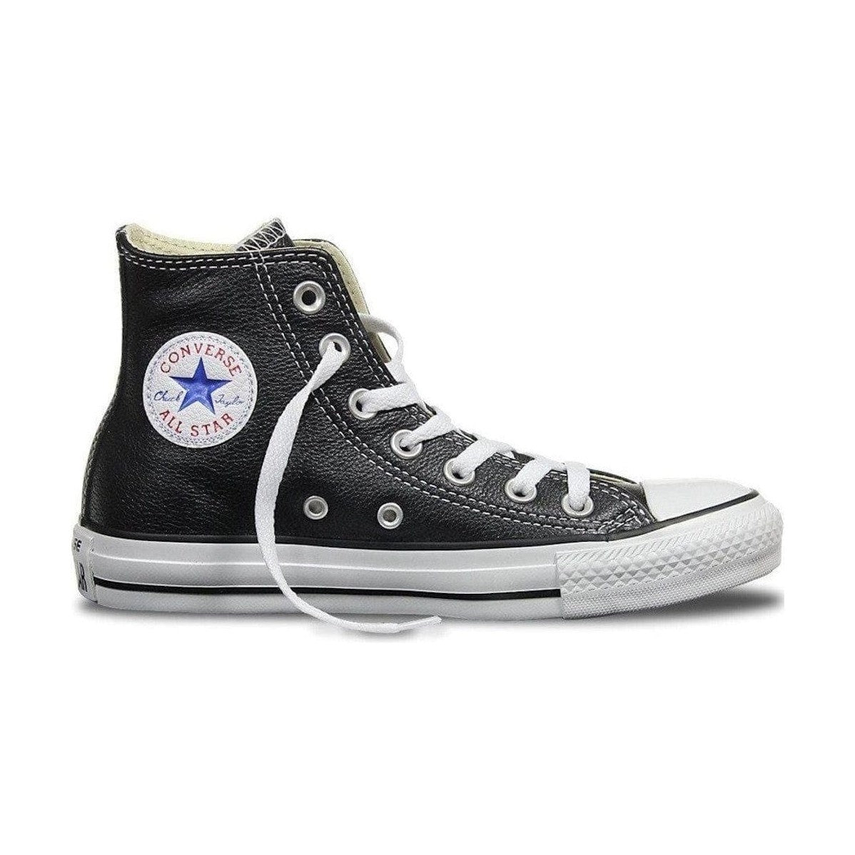 Converse Chuck Hi Leather - Black / White