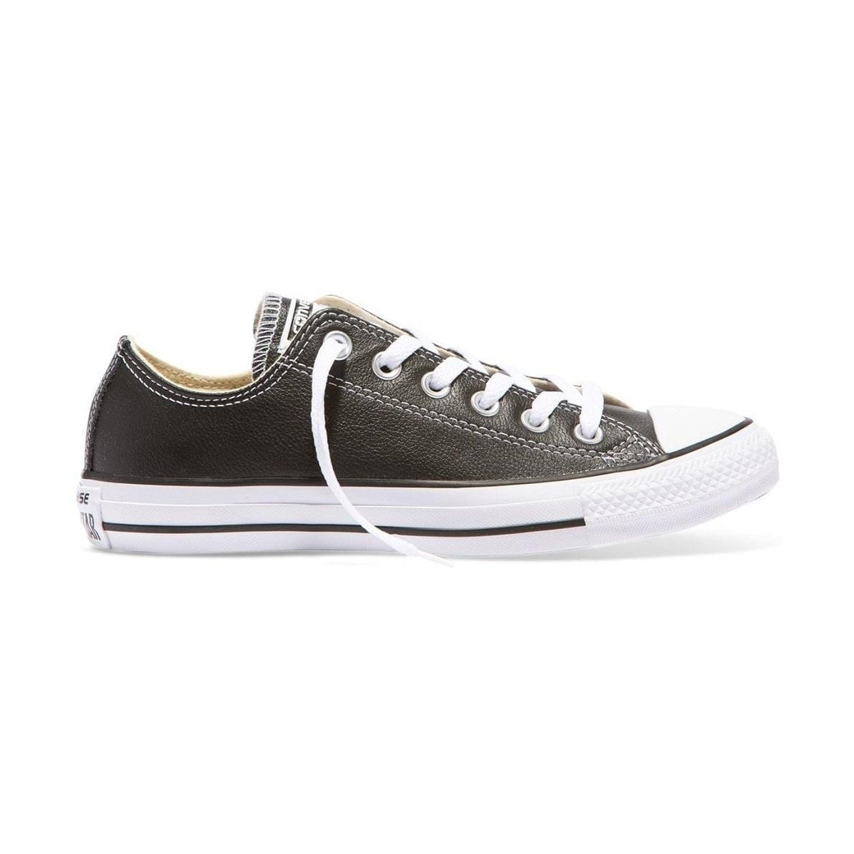 Converse All Star Low Leather - Black / White