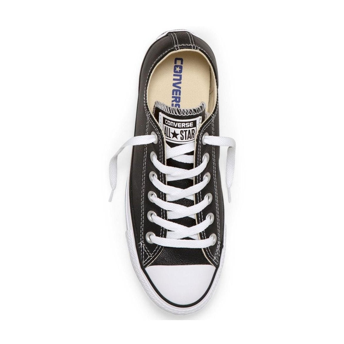 Converse All Star Low Leather - Black / White