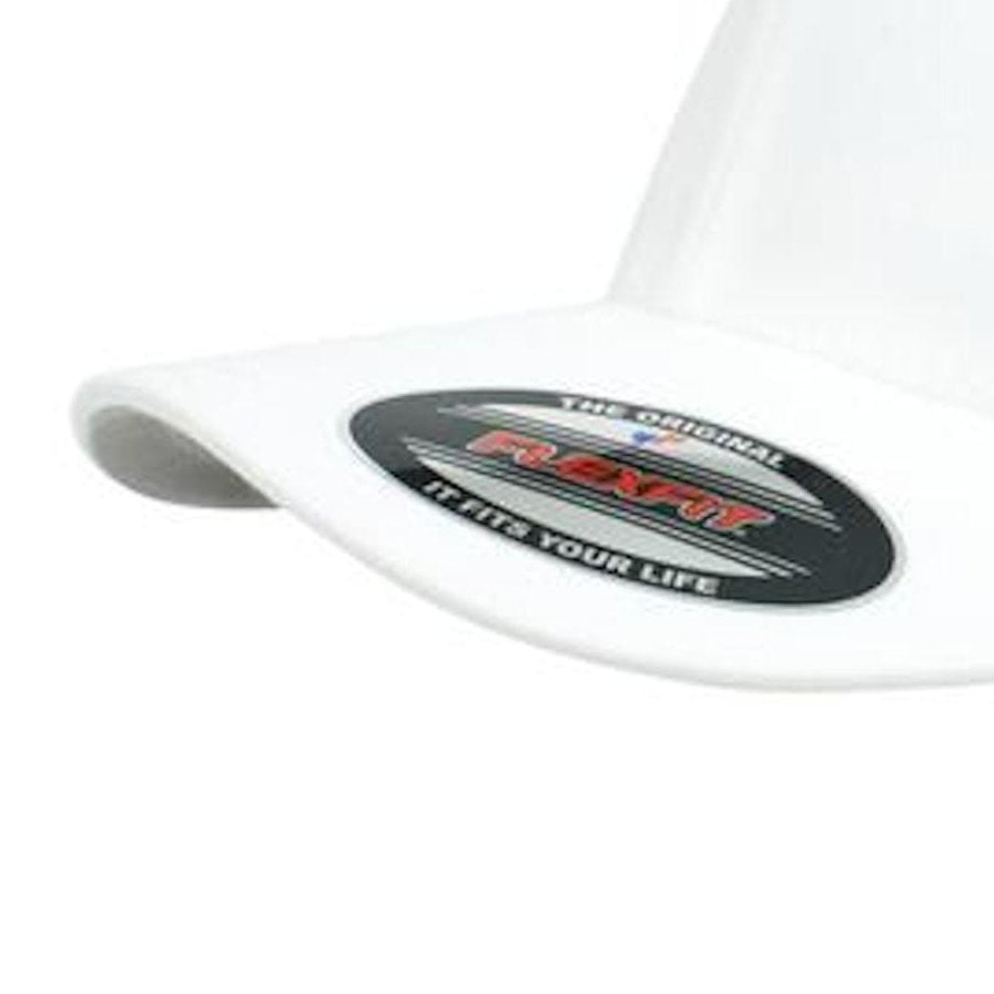 Flexfit Worn By The World Fitted Cap - White / Silver UV
